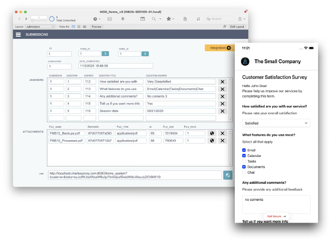 Forms System Module Header