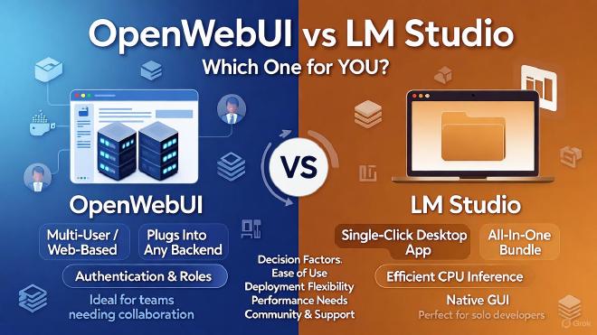 OpenWebUI vs LM Studio comparison guide